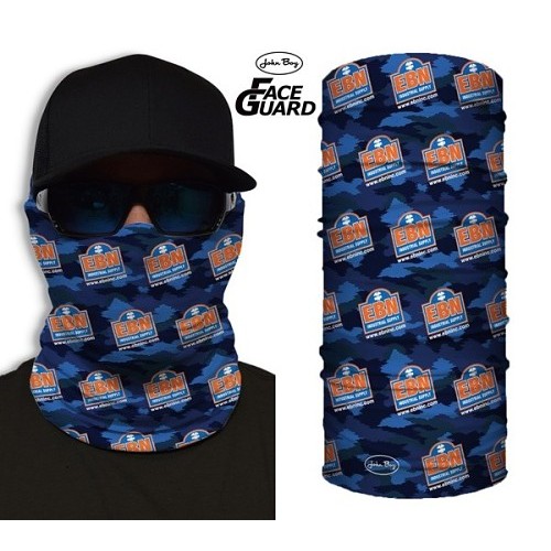 Jokn Boy JB8062EBNLOGO Face Mask, Blue Camo with EBN Logo